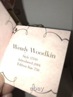 New Madame Alexander 8 Doll 37910 Wendy Woodkin, 2004 LE COA NIB