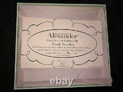 New Madame Alexander 8 Doll 37910 Wendy Woodkin, 2004 LE COA NIB