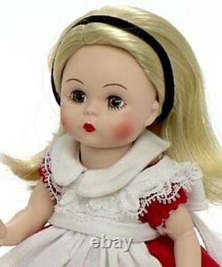 New Madame Alexander Alice in Her Red Dress Alice in Wonderland 8 Doll