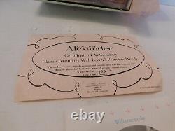 New! Madame Alexander Classic Trimmings With Lenox Orn Procelain Wendy 8'
