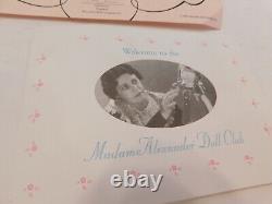 New! Madame Alexander Classic Trimmings With Lenox Orn Procelain Wendy 8'