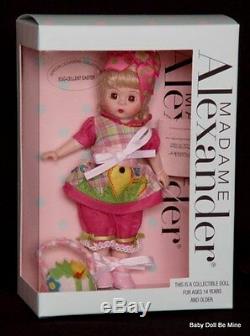 New Madame Alexander Egg-Cellent Easter Doll 8 Doll