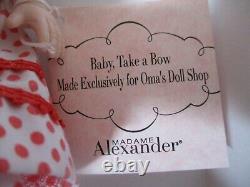 New Madame Alexander Shirley Temple Baby Take A Bow Doll Ltd Ed 2005 Oma's Doll