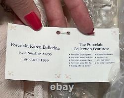 New With Box Vintage Madame Alexander 18 Porcelain Karen Ballerina Doll 1999