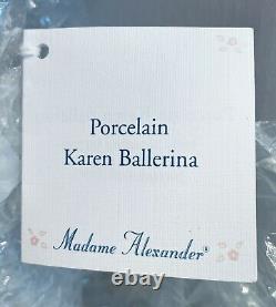 New With Box Vintage Madame Alexander 18 Porcelain Karen Ballerina Doll 1999