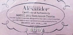 Nib 10 2002 Madame Alexander Madcc Ltded 012/450 Madame's Sketchbook Cissette