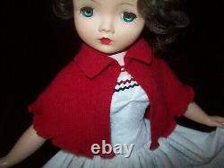PATRIOTIC STRAPLESS DRESS with CASHMERE CAPE FOR MADAME ALEXANDER CISSY DOLL