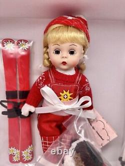 RARE Brand New In Box Madame Alexander Doll- Skiing The Alps-Switzerland #66690