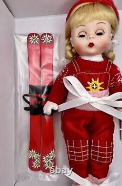 RARE Brand New In Box Madame Alexander Doll- Skiing The Alps-Switzerland #66690