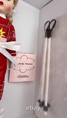 RARE Brand New In Box Madame Alexander Doll- Skiing The Alps-Switzerland #66690