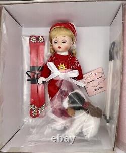 RARE Brand New In Box Madame Alexander Doll- Skiing The Alps-Switzerland #66690