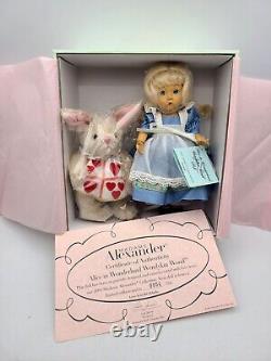 RARE Ltd Ed 54/750 Wood Madame Alexander Alice in Wonderland Wendykin Doll 33545