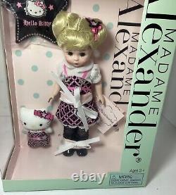 RARE Madam Alexander 8 Doll Punk Princess Hello Kitty MX48560 WithAccessories NIB