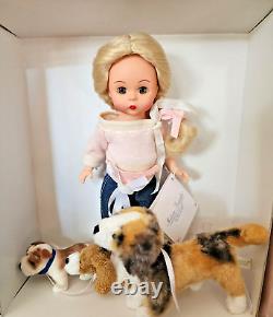 RARE Madame Alexander Doll'Walk In The Park' #42195 NIB 8 With 3 Dogs Tags