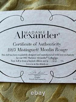 RARE Madame Alexander Mistinguette Moulin Rouge Limited Edition NRFB 21 Cissy