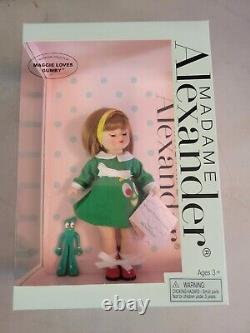 RARE NIB GUMBY Retired 2008 Madame Alexander 8 Doll 44852/48945 Maggie Loves