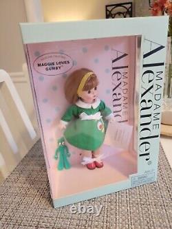 RARE NIB GUMBY Retired 2008 Madame Alexander 8 Doll 44852/48945 Maggie Loves