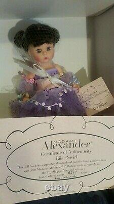 RRD \uD83D\uDC96 Madame Alexander New 8 Doll? Lilac Swirl? COA #0287 41930