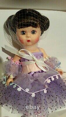 RRD \uD83D\uDC96 Madame Alexander New 8 Doll? Lilac Swirl? COA #0287 41930