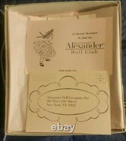 RRD \uD83D\uDC96 Madame Alexander New 8 Doll? Lilac Swirl? COA #0287 41930