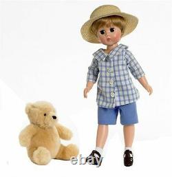 Rare Htf Madame Alexander 12 Lissy Christopher Robin & Pooh Bear 47455 Coa Nrfb