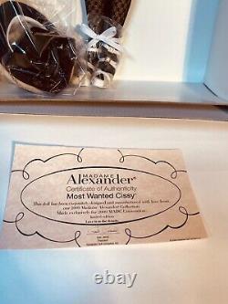 Rare Madame Alexander 20 Most Wanted Cissy 2009 MADC Limited Edition