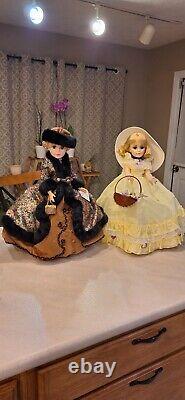 Set Of 2 Vintage Madame Alexander Natasha And Magnolia Doll 21 Brand New In Box