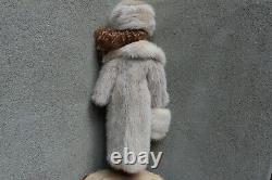 Snowtop Real Mink Fur Coat Hat Muff for Madame Alexander Cissy dollby dimitha