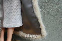 Snowtop Real Mink Fur Coat Hat Muff for Madame Alexander Cissy dollby dimitha