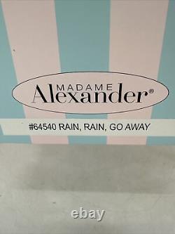 Super RARE Vintage 2012 Madame Alexander 64540 Rain, Rain Go Away 8 Doll NEW