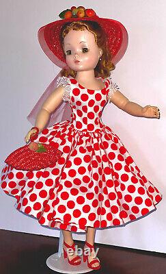 VINTAGE 1950s Madame Alexander CISSY DOLL Blonde Hair Redressed In New Outfit