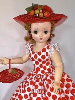 VINTAGE 1950s Madame Alexander CISSY DOLL Blonde Hair Redressed In New Outfit