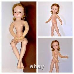 VINTAGE 1950s Madame Alexander CISSY DOLL Blonde Hair Redressed In New Outfit