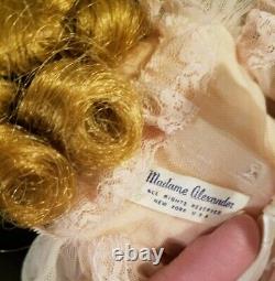 Vintage 1963 MADAME ALEXANDER Elise Doll 17 Blue Auburn Tagged Dress Shoes