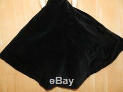 Vintage Alexander Cissy Tagged Black Velvet A Line Gown / Dress