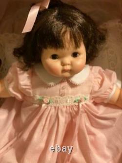Vintage Madame Alexander Brown Hair & Eyes Puddin' Doll (1965) Pink Dress 20