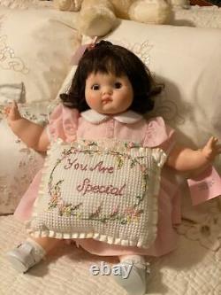 Vintage Madame Alexander Brown Hair & Eyes Puddin' Doll (1965) Pink Dress 20