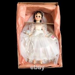 Vintage Madame Alexander Doll Elise Wedding Bride #1685 Brown Hair/Eyes 18 NIB