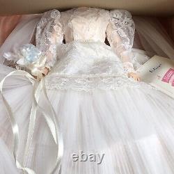 Vintage Madame Alexander Doll Elise Wedding Bride #1685 Brown Hair/Eyes 18 NIB