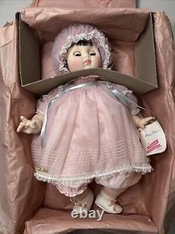 Vintage Madame Alexander Mary Mine #6450 Brown Hair Eyes Baby Girl Doll 18 NIB